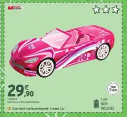 Intermarché Express Cabriolet radiocommandé Dream Car offre