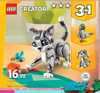 Intermarché Express LEGO CREATOR Le chat joueur offre