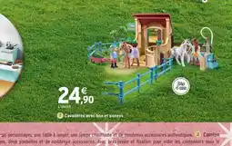 Intermarché Express Cavalières avec box et poneys offre