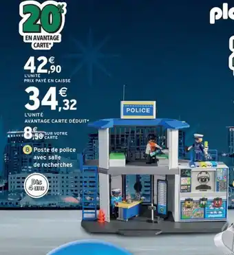 Intermarché Express Poste de police avec salle de recherches offre