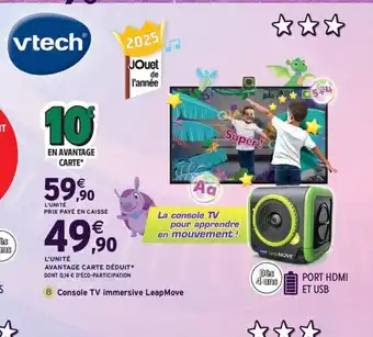 Intermarché Express Console TV immersive Leap Move offre