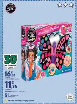 Intermarché Express CRAZY CHIC Maquillage Papillon offre