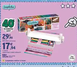 Intermarché Express LOOPDEDOO métier à tisser offre