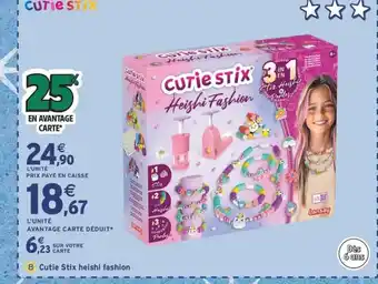 Intermarché Express CUTIE STIX heishi fashion offre