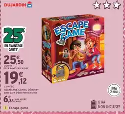 Intermarché Express DUJARDIN Escape game offre