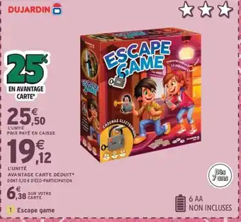 Intermarché Express DUJARDIN Escape game offre