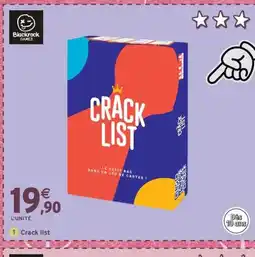 Intermarché Express CRACK LIST offre