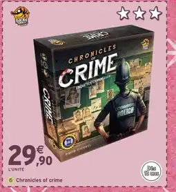 Intermarché Express CHRONICLES OF CRIME offre