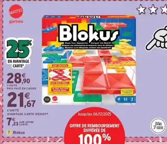 Intermarché Express BLOKUS offre