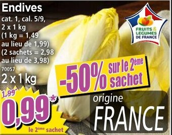 Norma Endives offre