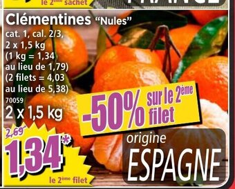Norma Clémentines offre