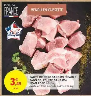 SAUTÉ DE PORC SANS OS