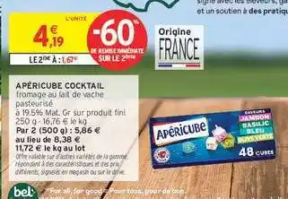 Intermarché Hyper APÉRICUBE COCKTAIL offre