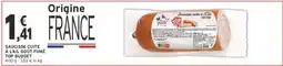 Intermarché Hyper SAUCISSE CUITE À L'AIL GOÛT FUMÉ TOP BUDGET offre