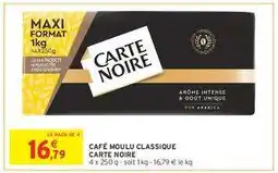 Intermarché Hyper Café Moulu Classique Carte Noire offre