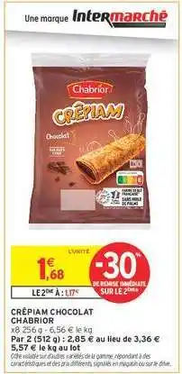 Intermarché Hyper CRÉPIAM CHOCOLAT CHABRIOR offre