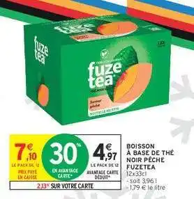 Intermarché Hyper Fuze Tea offre