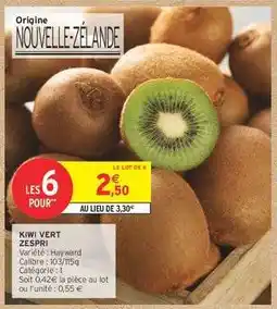 Intermarché Kiwi Vert Zespri offre