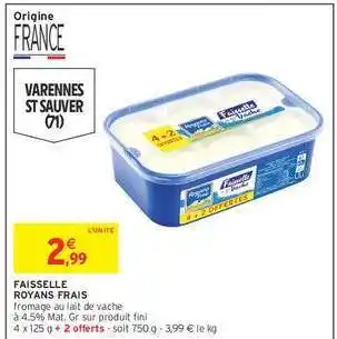 Intermarché FAISSELLE ROYANS FRAIS offre