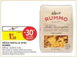 Intermarché Pâtes Farfalle N°85 Rummo offre