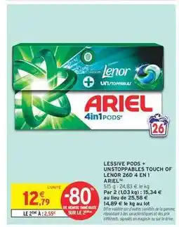 Intermarché ARIEL 4in1 PODS offre