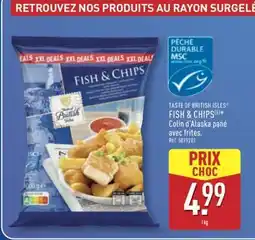 ALDI TASTE OF BRITISH ISLES FISH & CHIPS offre