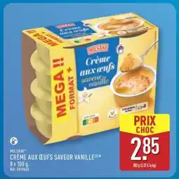 ALDI MILSANI CRÈME AUX OEUFS SAVEUR VANILLE offre
