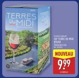 ALDI CHARLES ADELIN IGP TERRE DU MIDI ROUGE offre