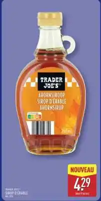 ALDI TRADER JOE'S SIROP D'ÉRABLE offre