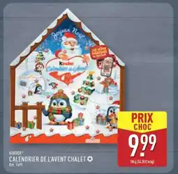 ALDI KINDER CALENDRIER DE L'AVENT CHALET offre