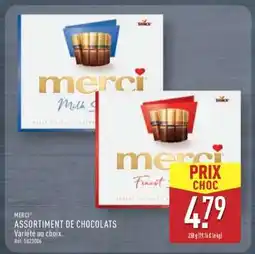 ALDI MERCI ASSORTIMENT DE CHOCOLATS offre