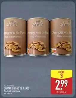 ALDI ALL SEASONS CHAMPIGNONS DE PARIS offre