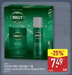 ALDI COFFRET BRUT ORIGINAL offre