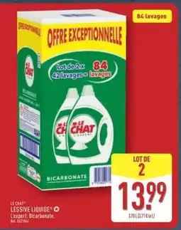 ALDI LE CHAT Lessive liquide offre
