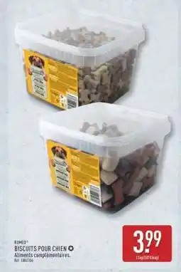 ALDI ROMÉO BISCUITS POUR CHIEN offre