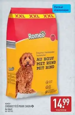 ALDI ROMEO CROQUETTES POUR CHIEN offre