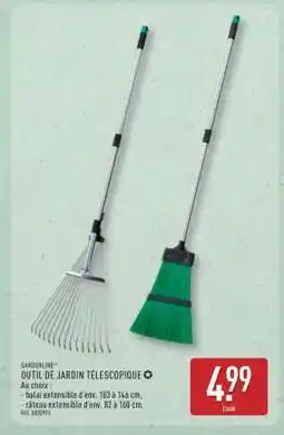 ALDI OUTIL DE JARDIN TÉLESCOPIQUE offre