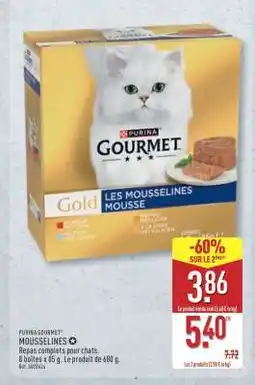 ALDI PURINA GOURMET MOUSSELINES offre