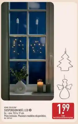 ALDI SUSPENSION NOËL LED offre