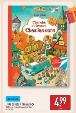 ALDI LIVRE OBJETS À TROUVER offre