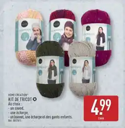 ALDI KIT DE TRICOT offre
