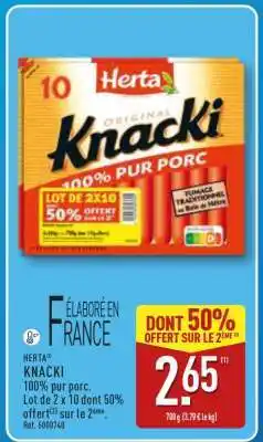 ALDI HERTA Knacki offre