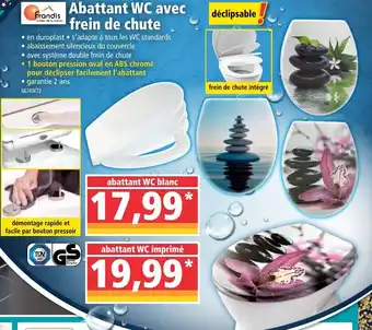 Norma Abattant WC Avec Frein de Chute offre