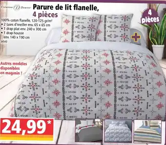 Norma Parure de Lit Flanelle offre