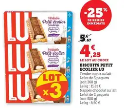 Maximarché Biscuits petit ecolier lu offre