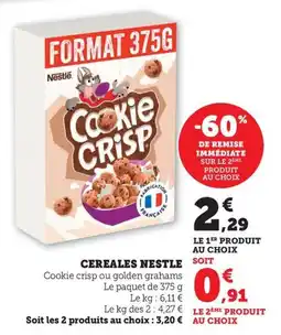 Maximarché Cereales nestle offre