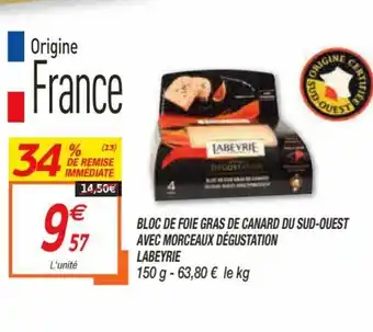 Netto Bloc de Foie Gras de Canard Du Sud-Ouest offre