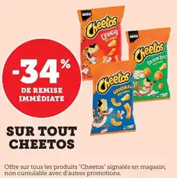 Maximarché Sur tout cheetos offre