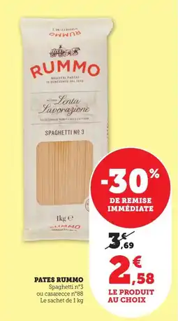 Maximarché Pates rummo offre