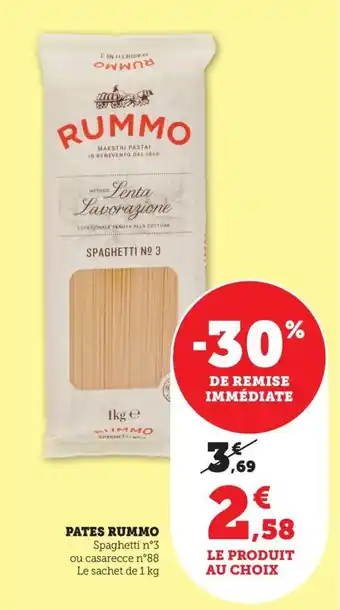 Maximarché Pates rummo offre